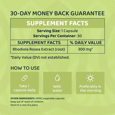Rhodiola Rosea – Natural Cortisol Balance Reset — photo 7